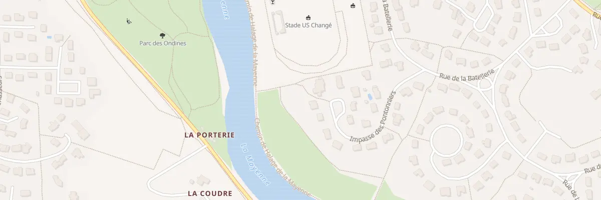 Plan du 21 Imp des Pontonniers à Changé
