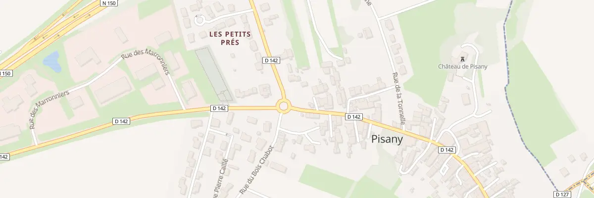 Plan du 3 Imp de l’Abattoir à Pisany