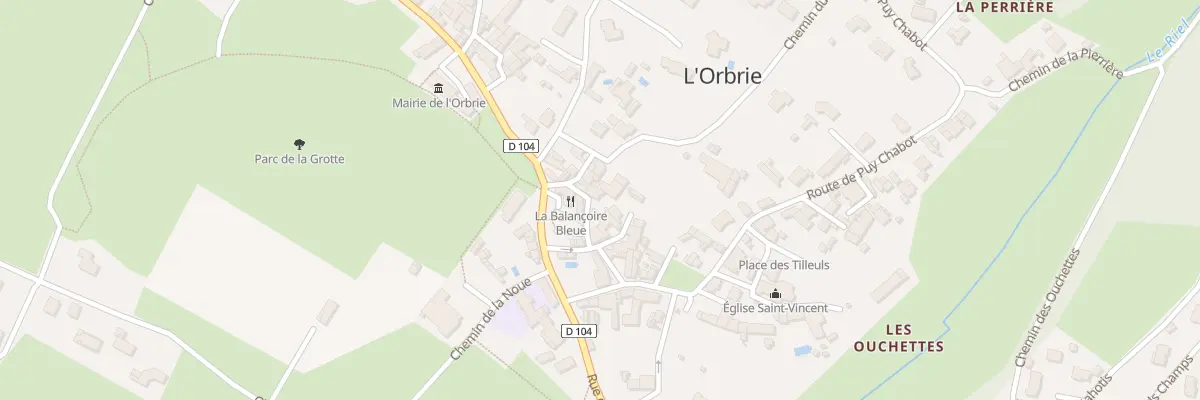 Plan du 6 Ven du Prieuré à L’Orbrie