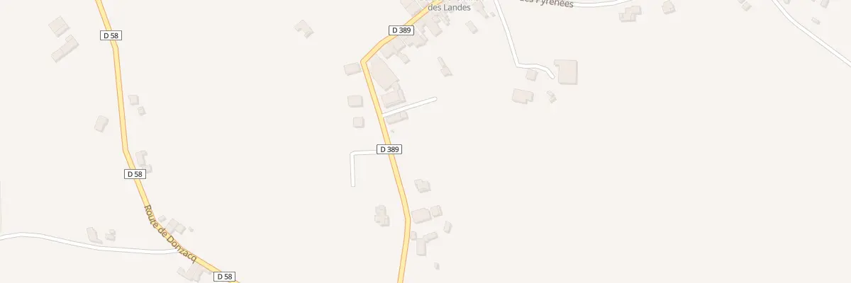 Plan du 318 Rte du Bourg à Bastennes