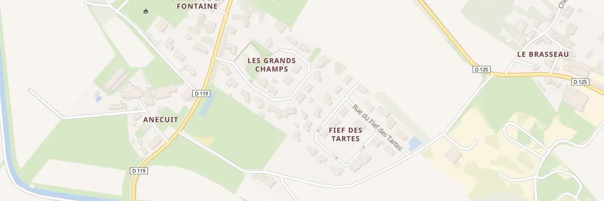 Plan du 7 Rue des Grands Champs à Soulignonne