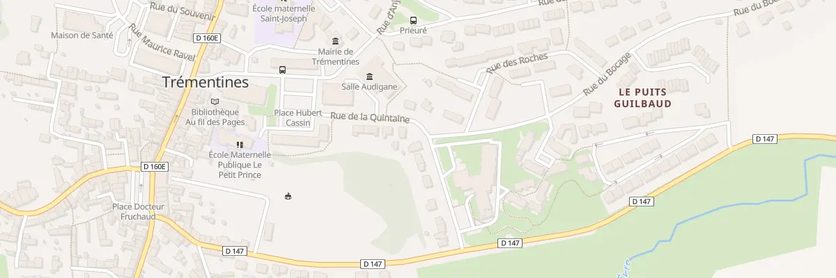 Plan du 10 Rue de la Quintaine à Trémentines