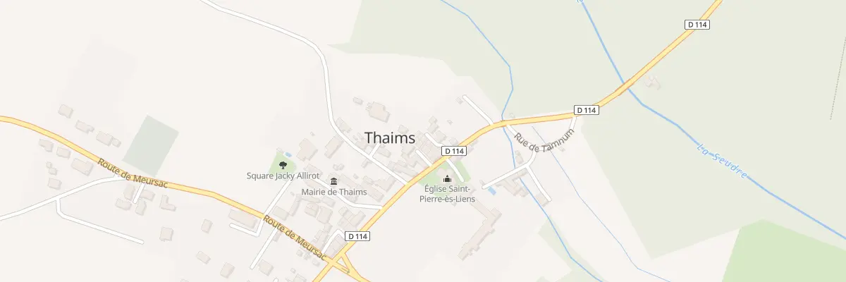 Plan du 4 Imp de l’Eglise à Thaims