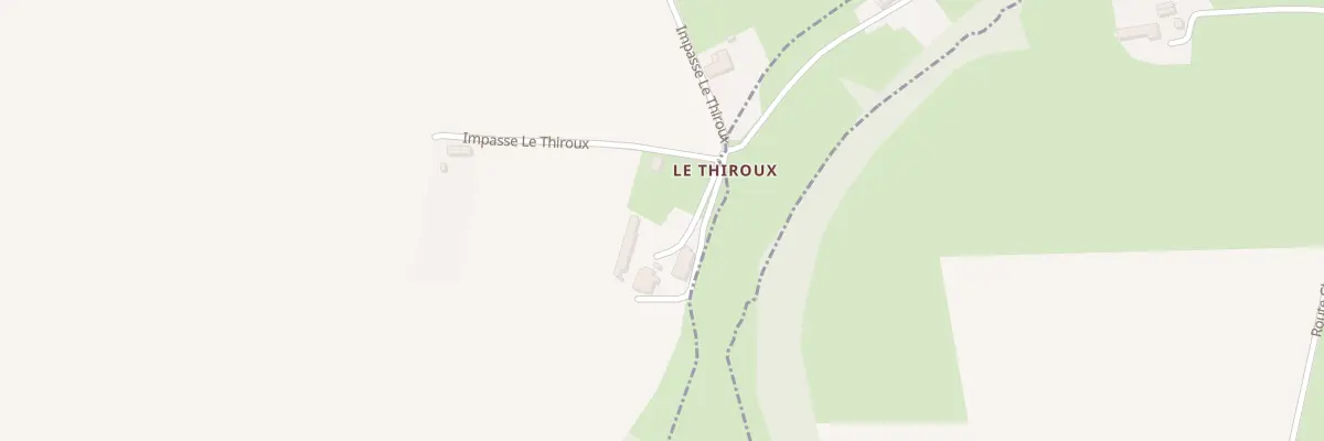 Plan du 5024 Le Thiroux aux Loges