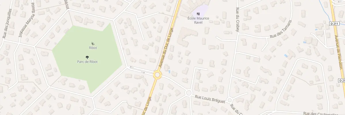 Plan du 525 Av du Duc de Lorge à Saint-Jean-d’Illac