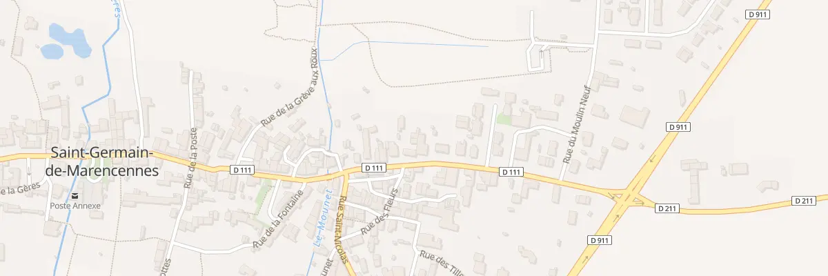 Plan du 20 Rue des Trois Ponts à Saint-Pierre-La-Noue