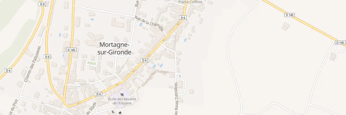 Plan du 2 Chem des Roses Tremieres à Mortagne-sur-Gironde