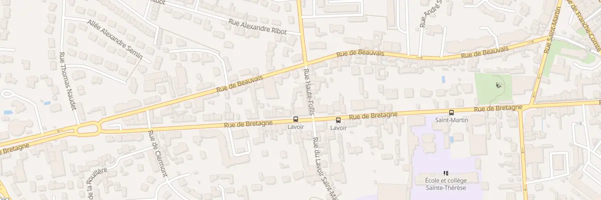 Plan du 116 Rue de Bretagne à Laval