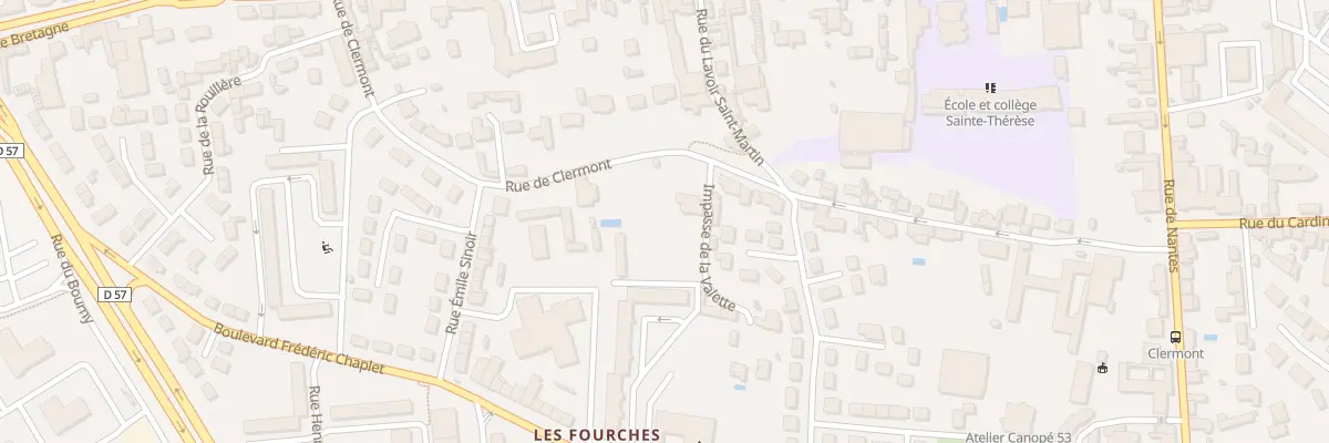 Plan du 71 Rue de Clermont à Laval