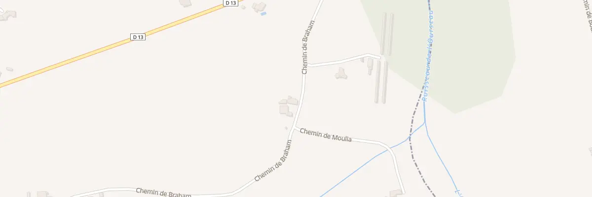 Plan du 244B Chem de Braham à Arsague