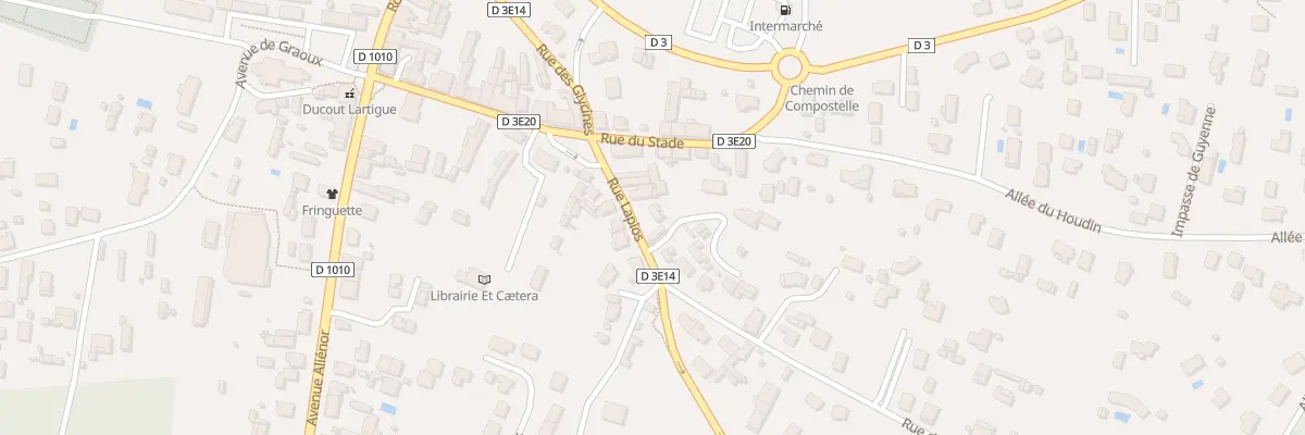 Plan du 3B Rue Lapios à Belin-Béliet