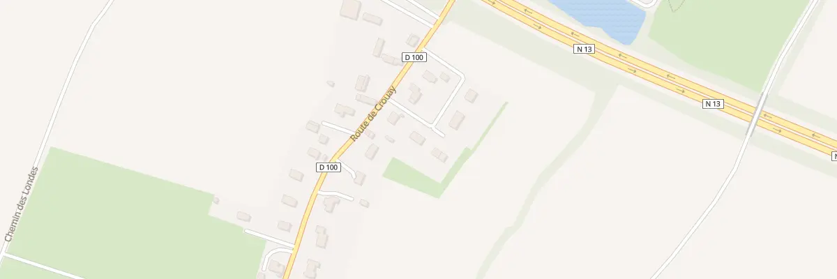 Plan du 7A Rte de Crouay à Tour-en-Bessin