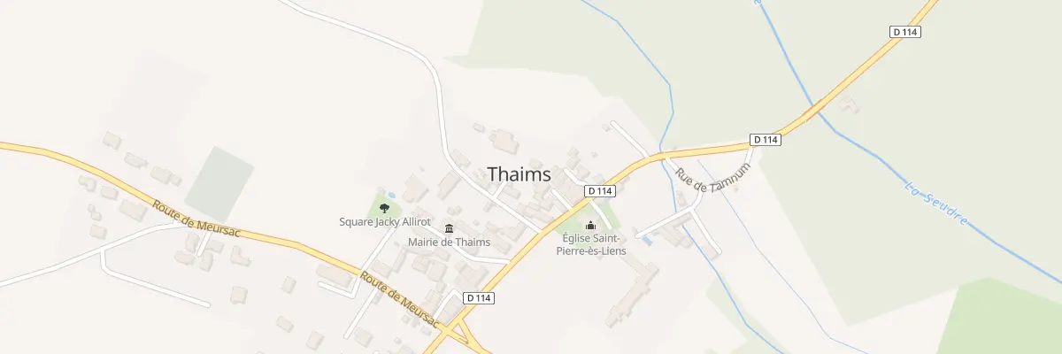 Plan du 1 Imp de l’Eglise à Thaims