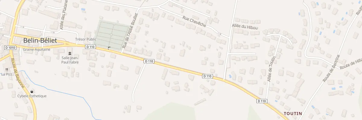 Plan du 32 Rue de l’Abbé Gaillard à Belin-Béliet