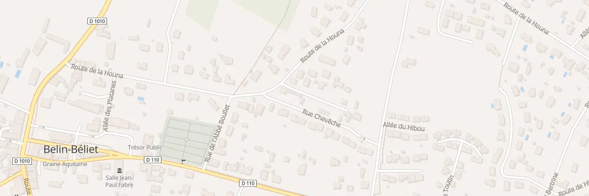 Plan du 17 Rte de la Houna à Belin-Béliet