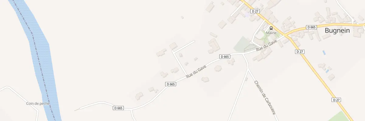 Plan du 10 Rue du Gave à Bugnein