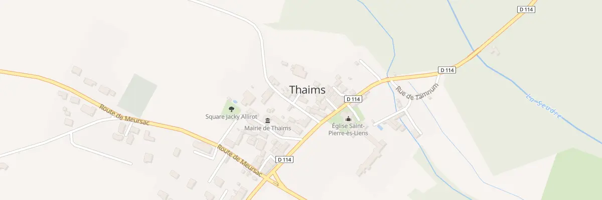 Plan du 2 Rte des Monts Levray à Thaims