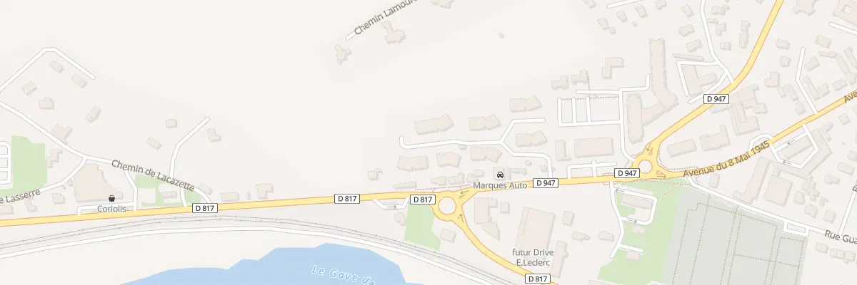 Plan du 36B Av du Huit Mai à Orthez