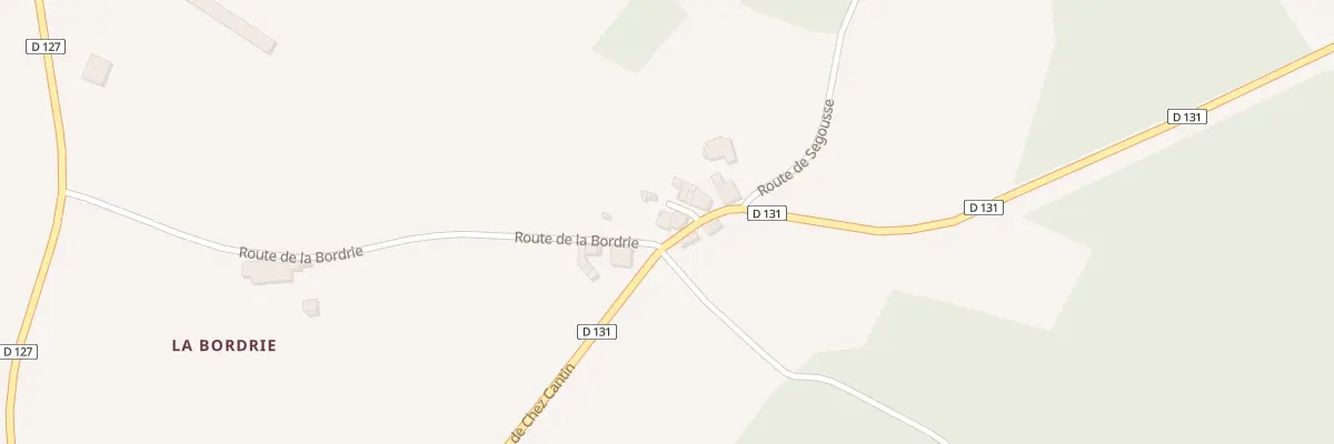 Plan du 3 Rte de Chez Cantin à Thézac