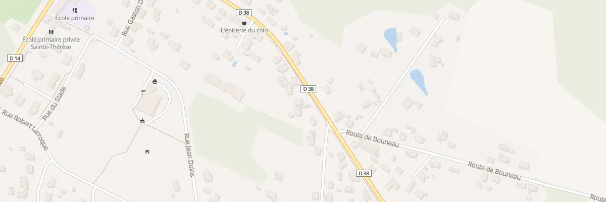 Plan du 478 Rte de Mont de Marsan à Arengosse