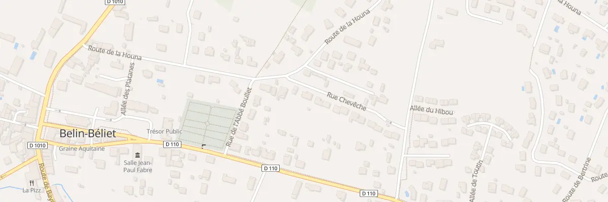 Plan du 13B Rte de la Houna à Belin-Béliet