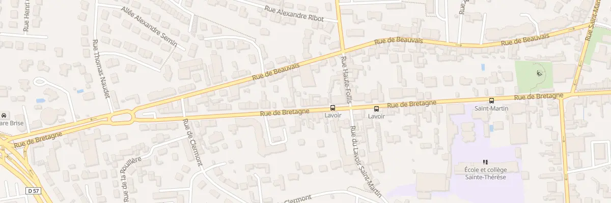 Plan du 126 Rue de Bretagne à Laval