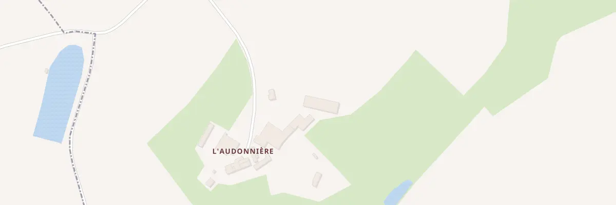 Plan du 1 L’Audonniere à Saint-Pierre-des-Échaubrognes