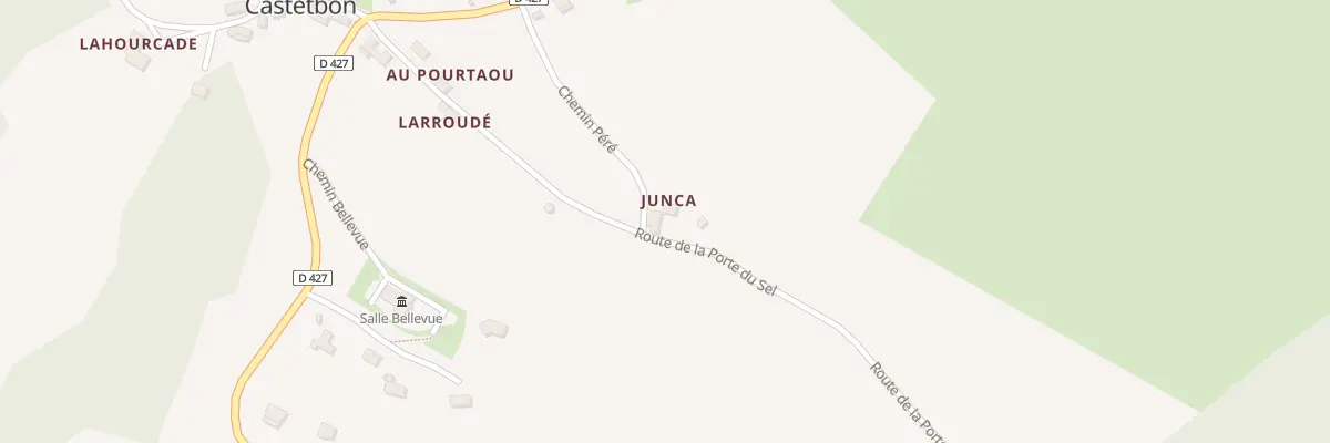 Plan du 5010 Junca à Castetbon