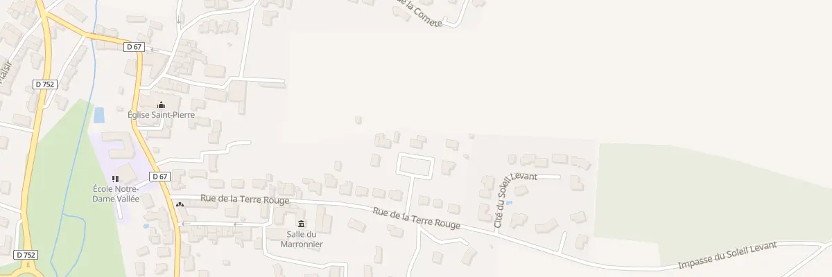 Plan du 16 Cité de la terre rouge à Cheffois