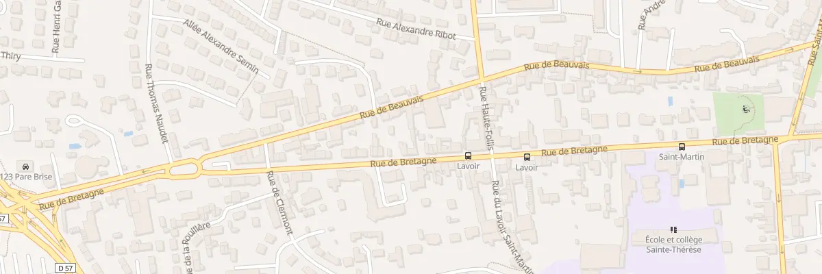 Plan du 130B Rue de Bretagne à Laval