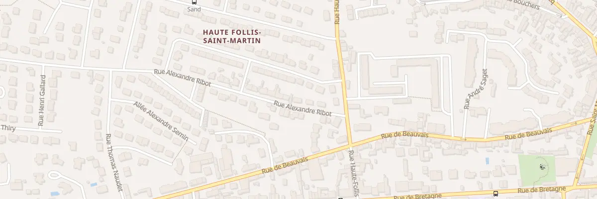Plan du 14 Rue Alexandre Ribot à Laval