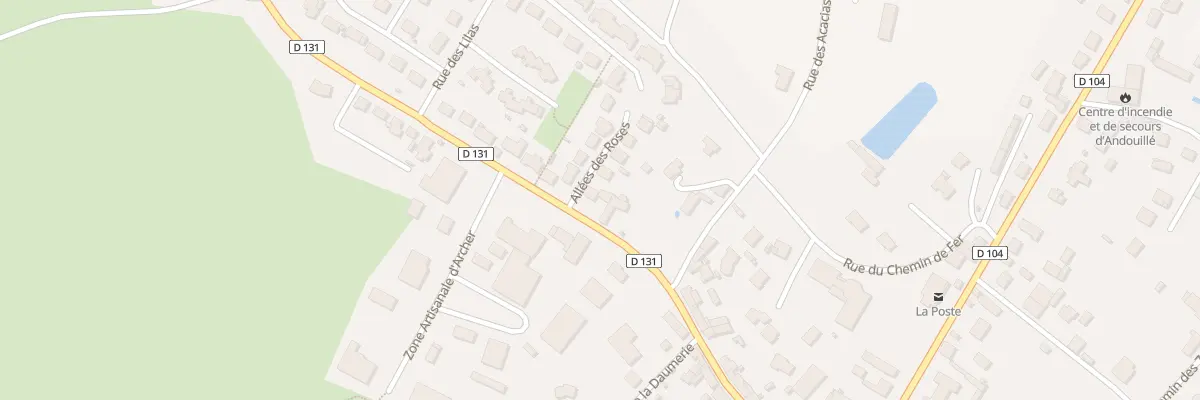 Plan du 34 Rue de Bretagne à Andouillé