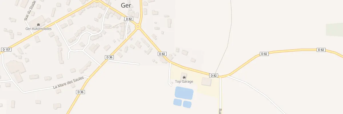 Plan du 15 Rue du Bocage à Ger