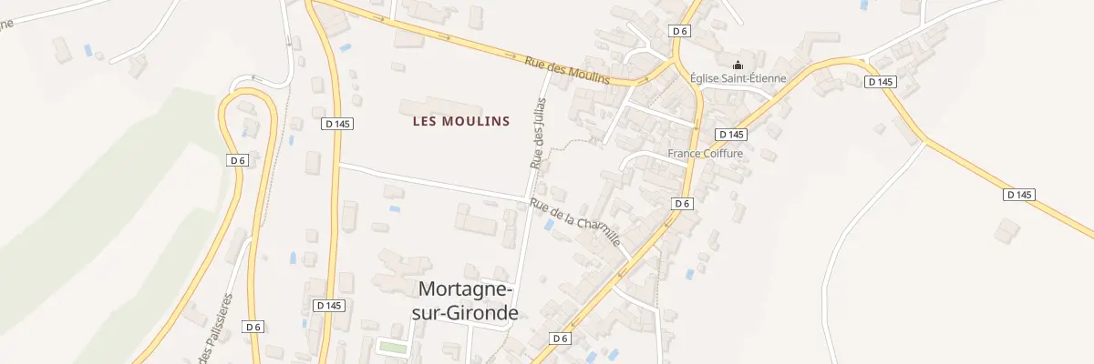 Plan du 6 Rue de la Charmille à Mortagne-sur-Gironde
