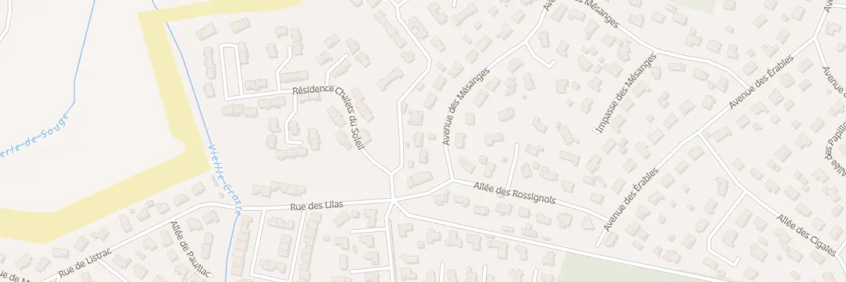 Plan du 44 Av des Mesanges à Martignas-sur-Jalle