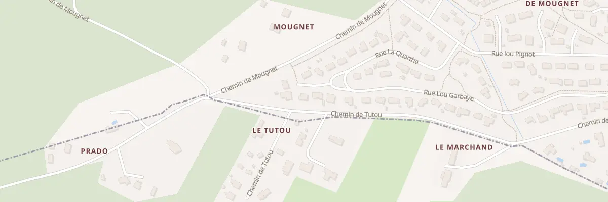 Plan du 28 Rue la Quarthe au Barp