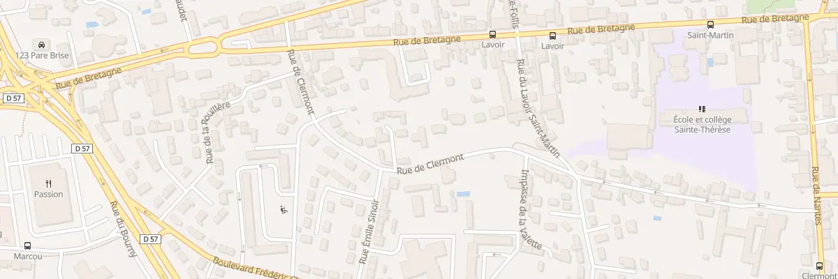 Plan du 92 Rue de Clermont à Laval