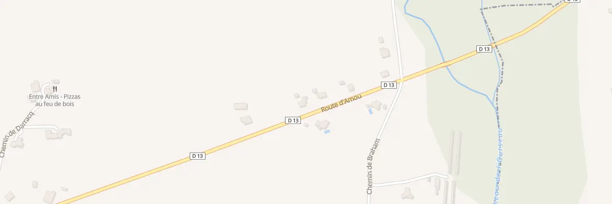 Plan du 577 Rte d’Amou à Arsague
