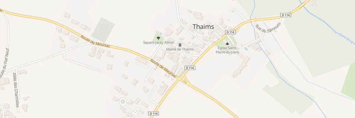 Plan du 2 Pl de la Tonnellerie à Thaims