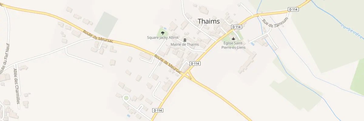 Plan du 1 Pl de la Tonnellerie à Thaims
