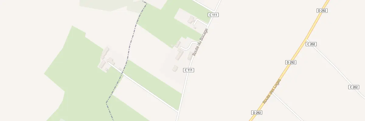 Plan du 1256 Rte du Bocage à Cahagnes