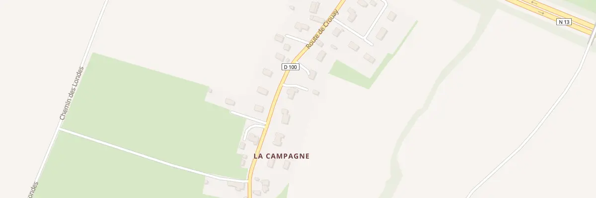 Plan du 15 Rte de Crouay à Tour-en-Bessin