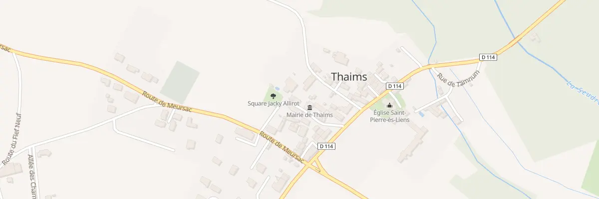 Plan du 6 Rue de la Mairie à Thaims