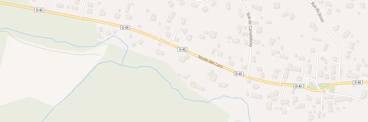 Plan du 745 Rte des Lacs à Pissos