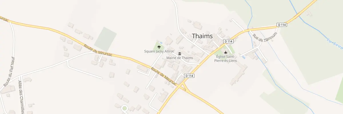 Plan du 3 Rue de la Mairie à Thaims