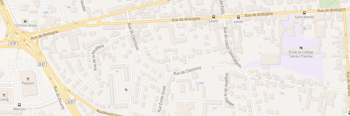 Plan du 100A Rue de Clermont à Laval