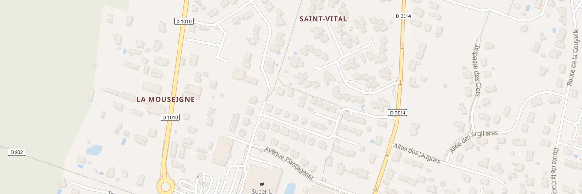 Plan du 9 All des Troubadours à Belin-Béliet