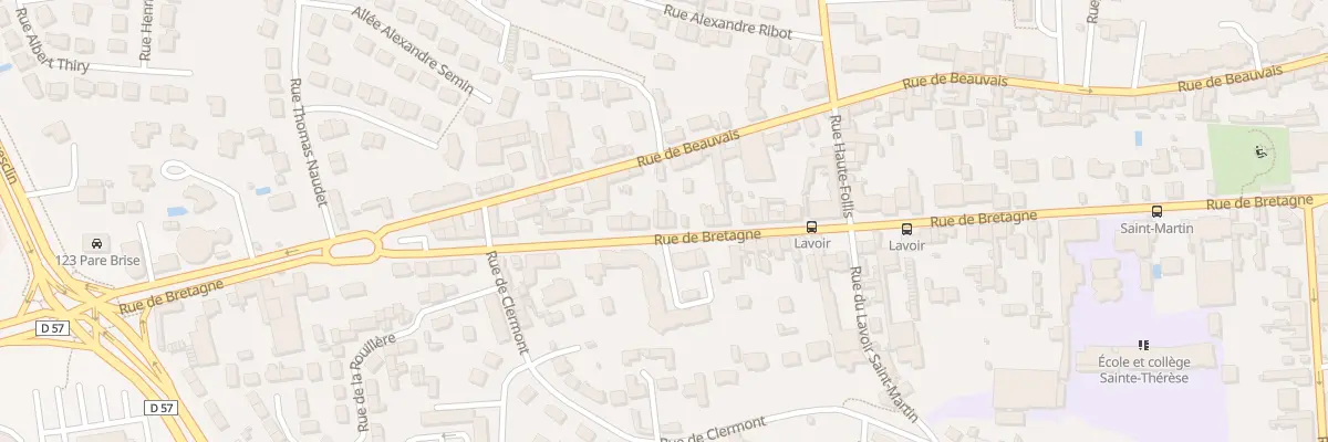 Plan du 140B Rue de Bretagne à Laval