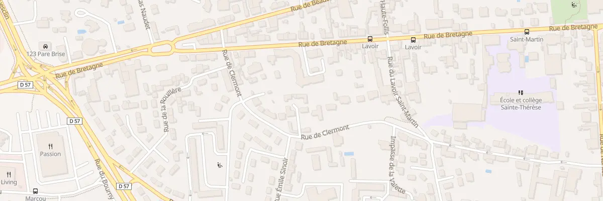 Plan du 100C Rue de Clermont à Laval