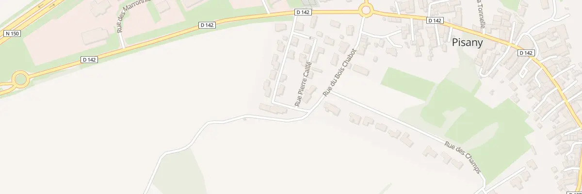 Plan du 19 Rue Pierre Caillé à Pisany